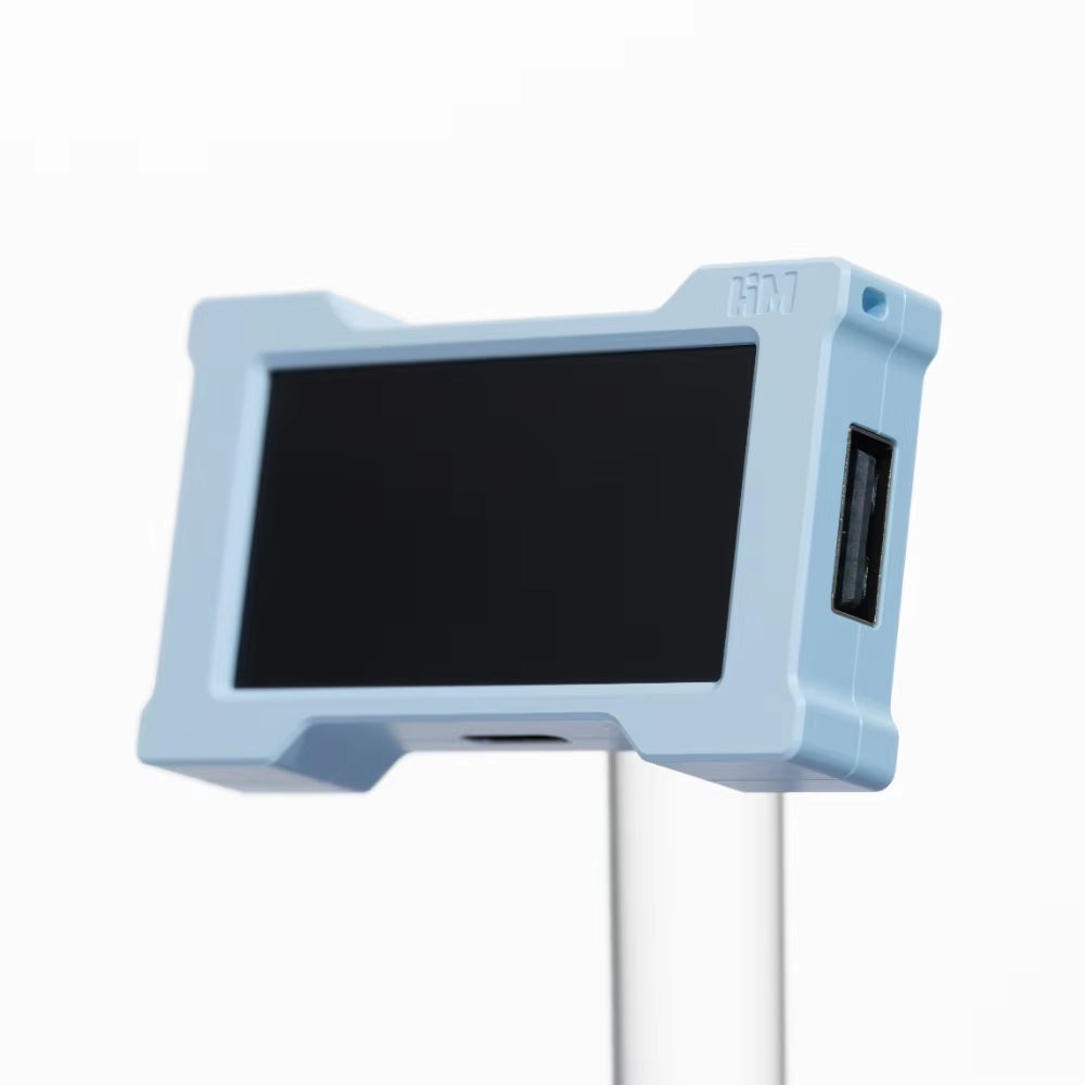 HMLAB ZNEO Gaming USB Hub - 2-To-3 Port, 8K Hz, Independent Power, with Screen, Trendy for Gaming Ambience Desk Setup