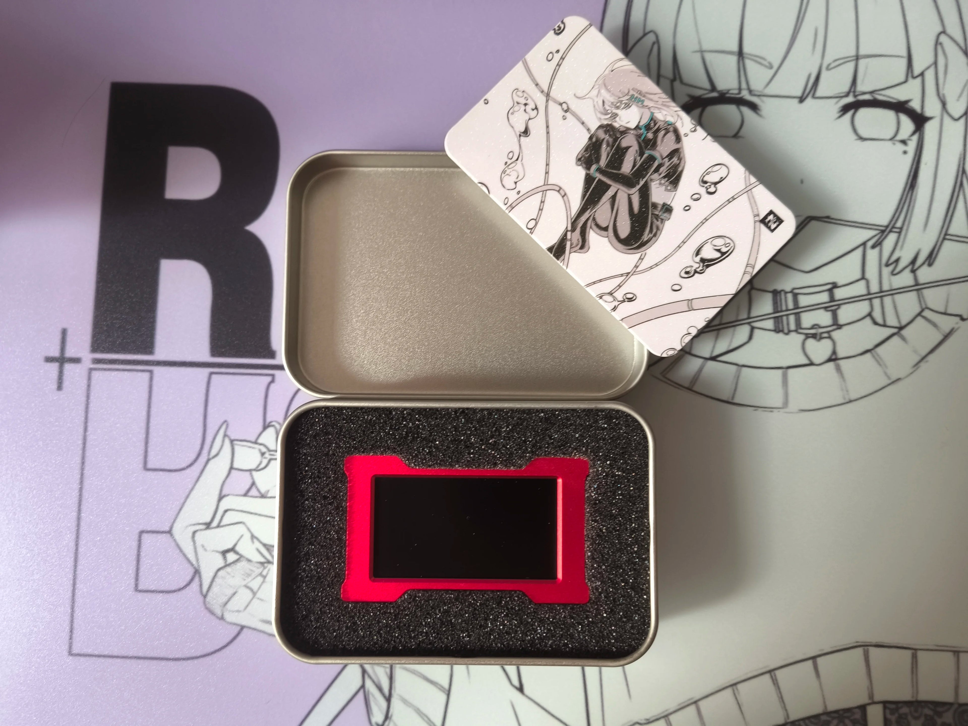 HMLAB ZNEO Gaming USB Hub - 2-To-3 Port, 8K Hz, Independent Power, with Screen, Trendy for Gaming Ambience Desk Setup