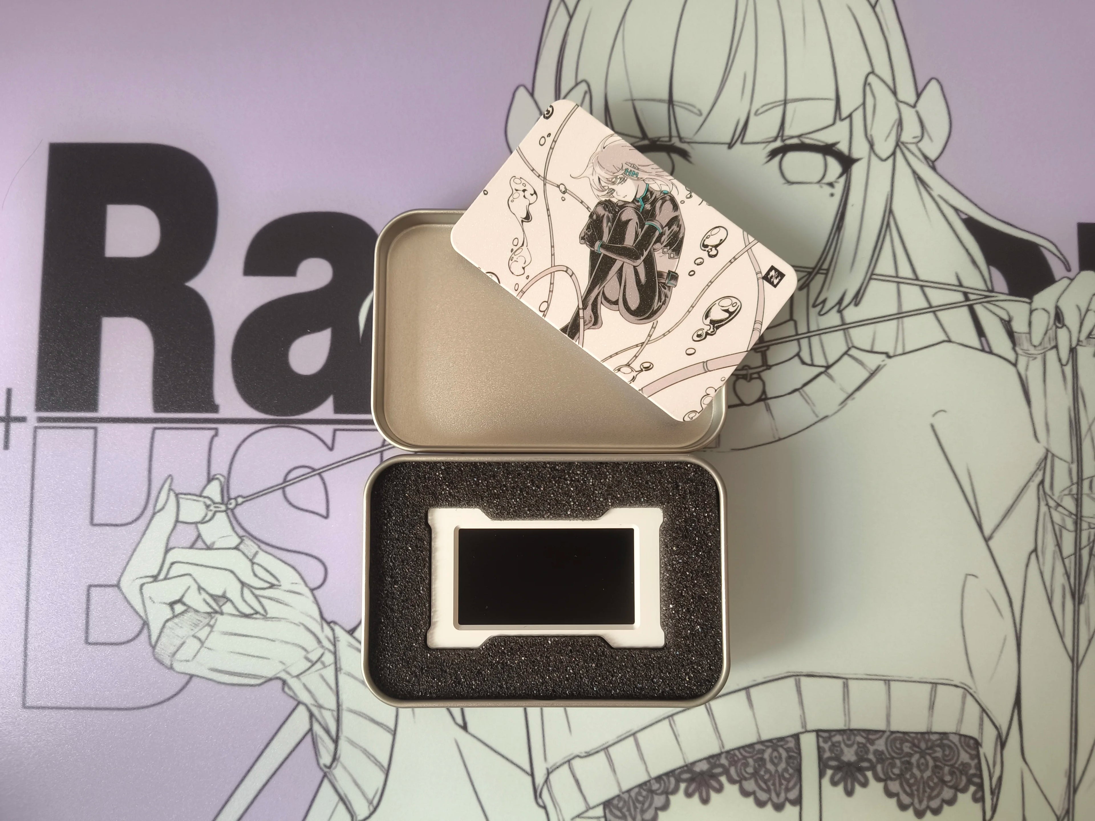 HMLAB ZNEO Gaming USB Hub - 2-To-3 Port, 8K Hz, Independent Power, with Screen, Trendy for Gaming Ambience Desk Setup