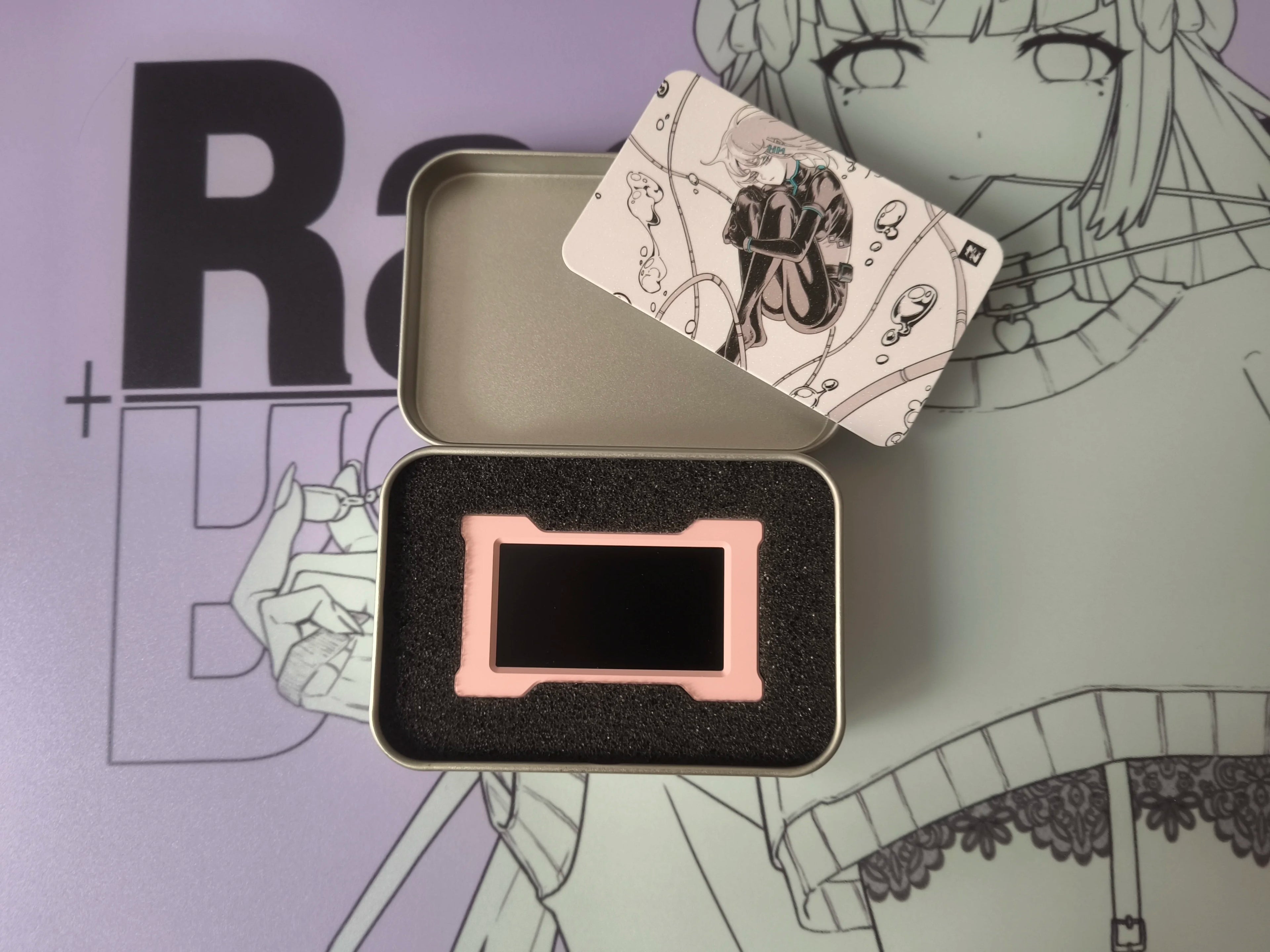 HMLAB ZNEO Gaming USB Hub - 2-To-3 Port, 8K Hz, Independent Power, with Screen, Trendy for Gaming Ambience Desk Setup