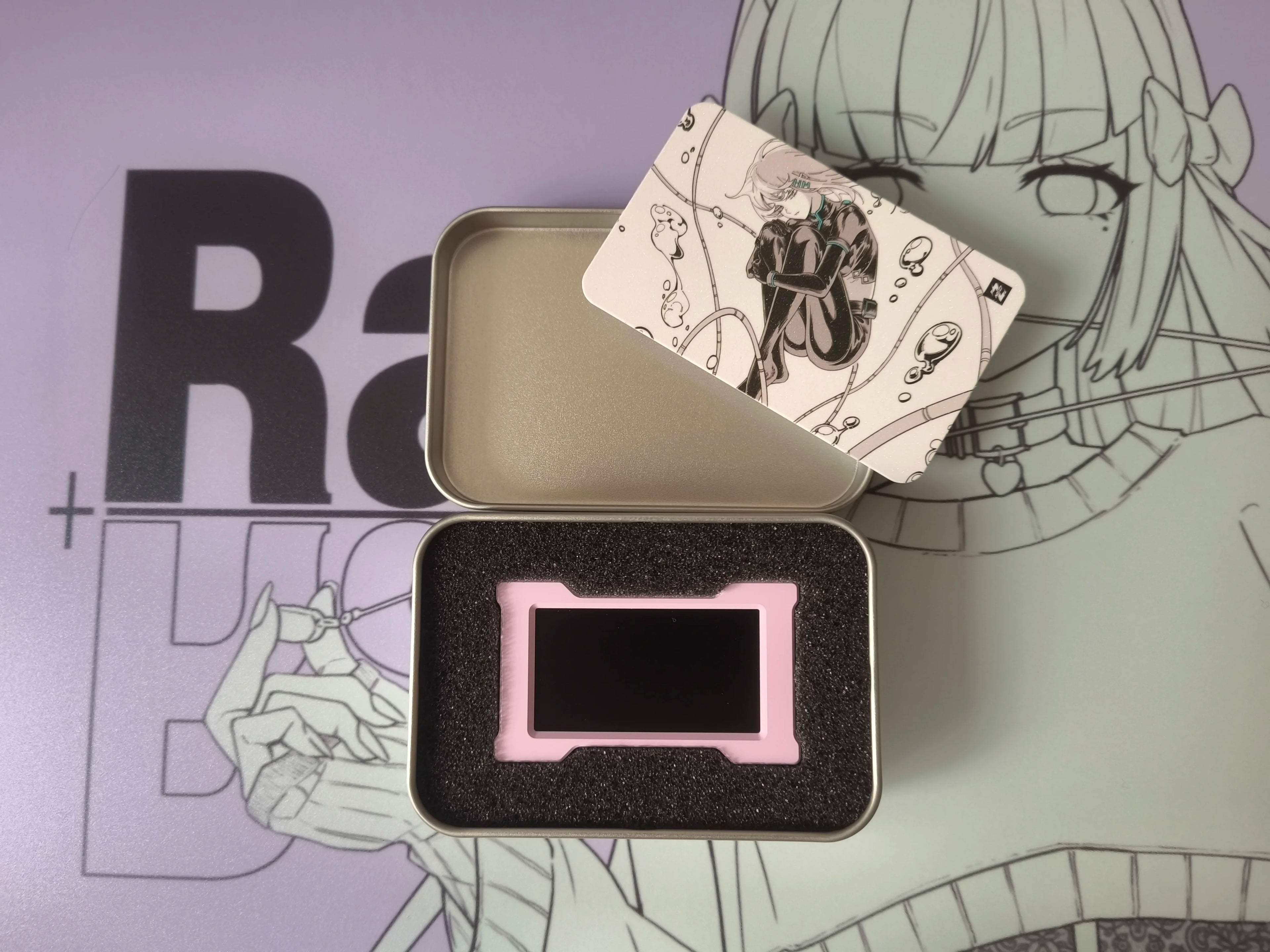 HMLAB ZNEO Gaming USB Hub - 2-To-3 Port, 8K Hz, Independent Power, with Screen, Trendy for Gaming Ambience Desk Setup