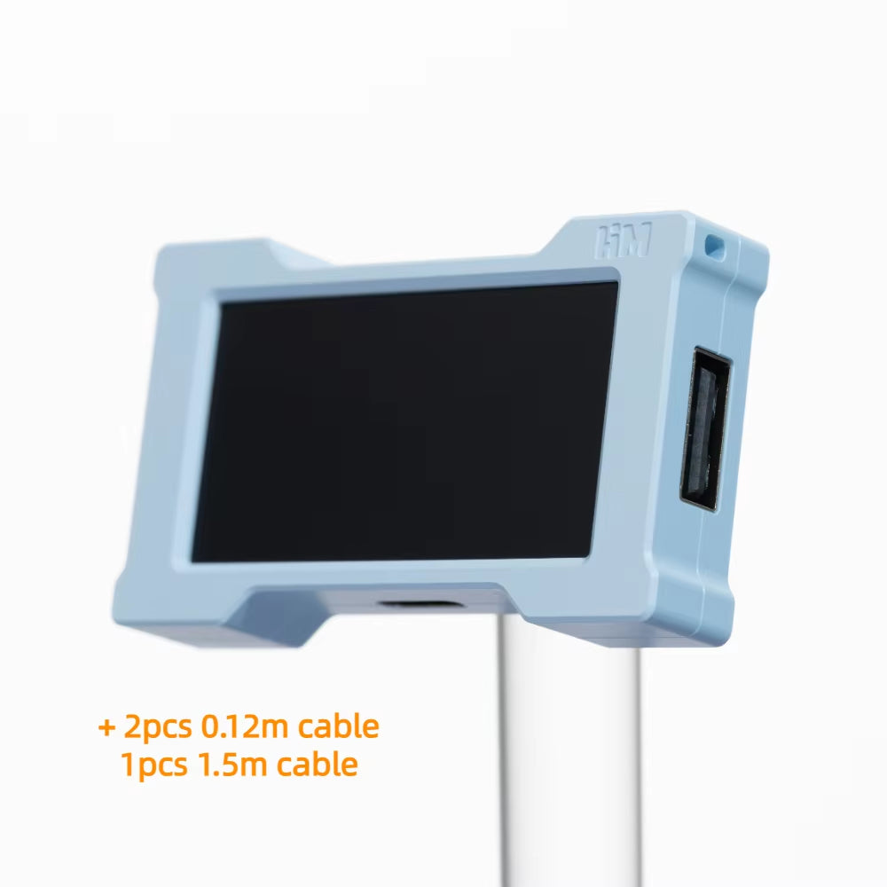 HMLAB ZNEO Gaming USB Hub - 2-To-3 Port, 8K Hz, Independent Power, with Screen, Trendy for Gaming Ambience Desk Setup